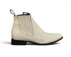 BOTÍN LR BOOTS CHAROL HUESO CABALLERO