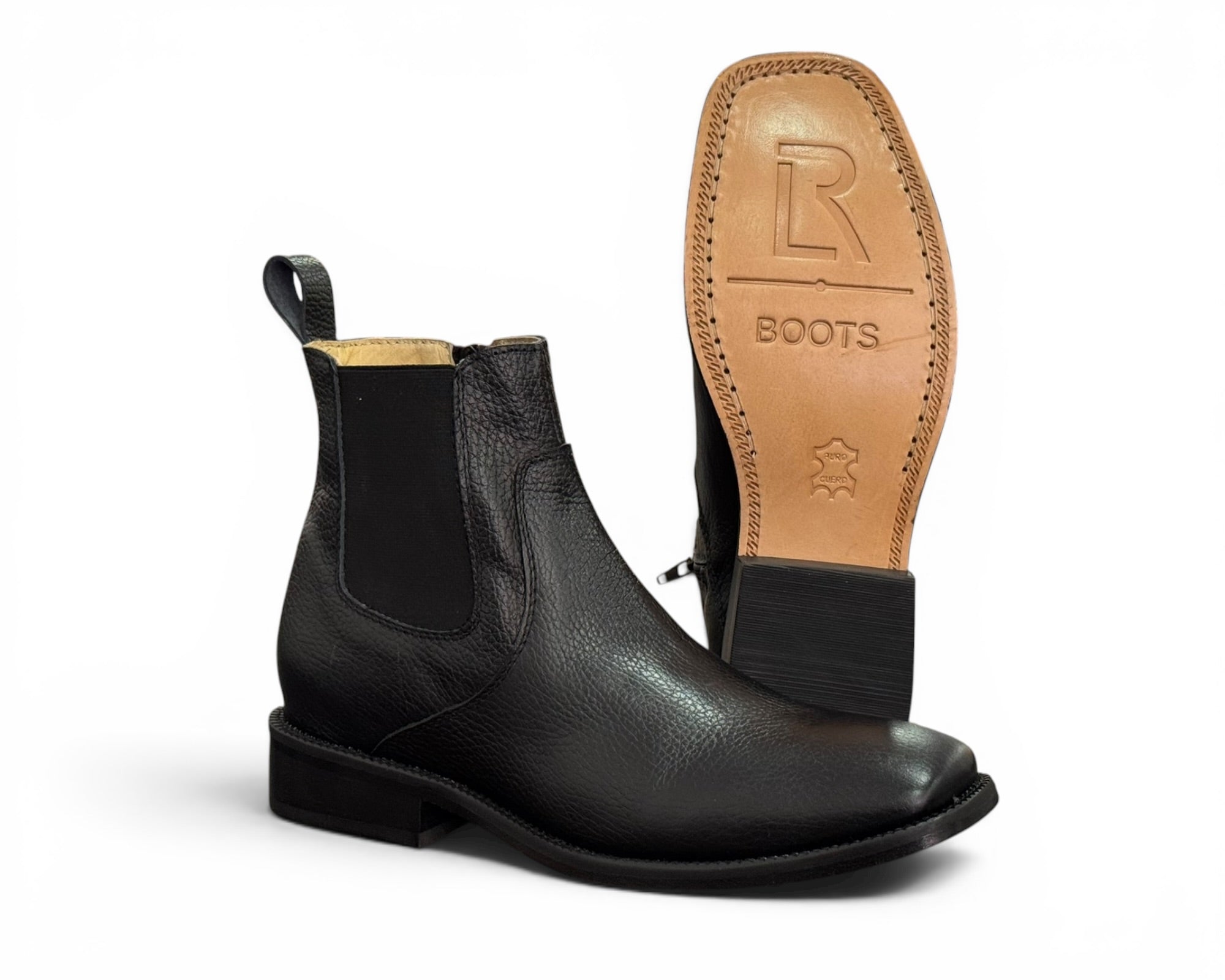 BOTÍN LR BOOTS 460 CUERO NEGRO CABALLERO