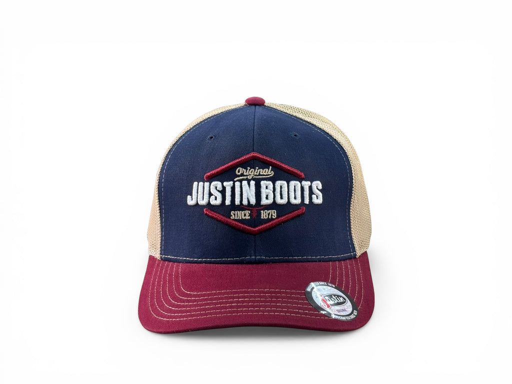 JUSTIN GORRA AZUL / TINTO