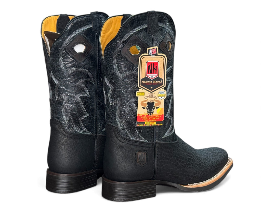 Nokota Horse Cuello de Toro Negro H10 Caballero