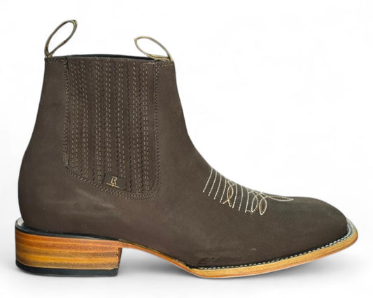 LR BOOTS BOTÍN ZEFE NOBUCK CAFÉ