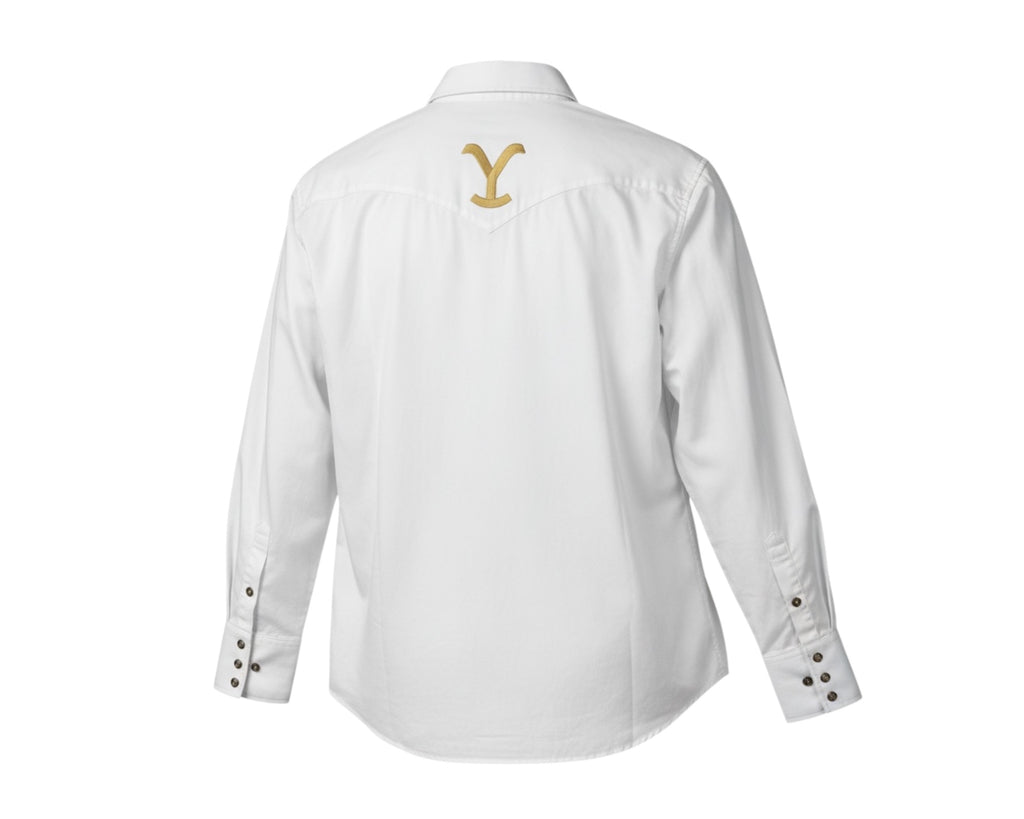 CAMISA YELLOWSTONE BLANCA CABALLERO