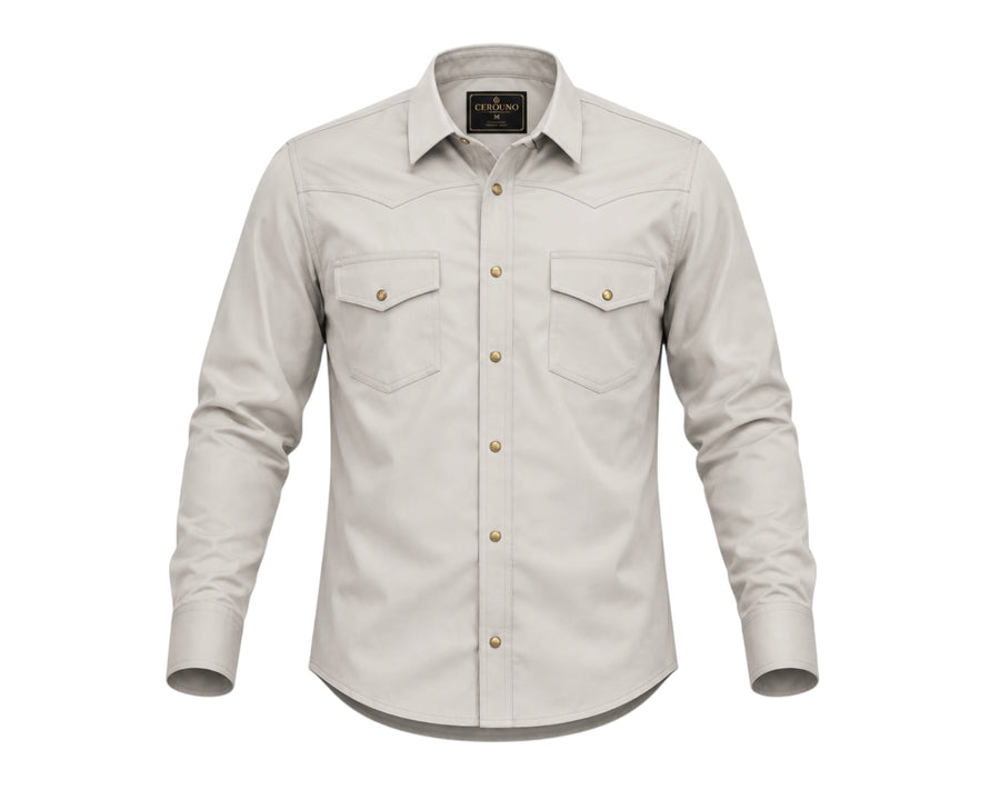 CAMISA RANCHO CERO UNO WATERPROOF CRISTAL CABALLERO