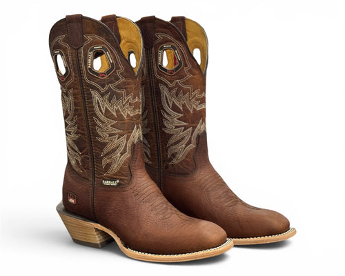 BOTA PARRAL TACÓN CUBANO CABALLERO