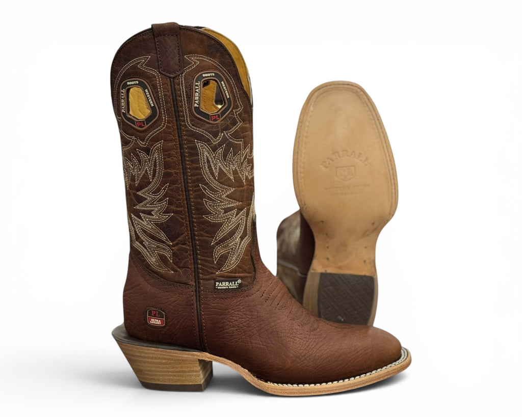 BOTA PARRAL TACÓN CUBANO CABALLERO