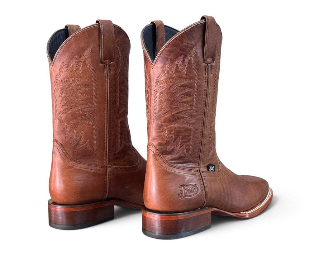BOTA JUSTIN CABALLERO SUELA CUERO
