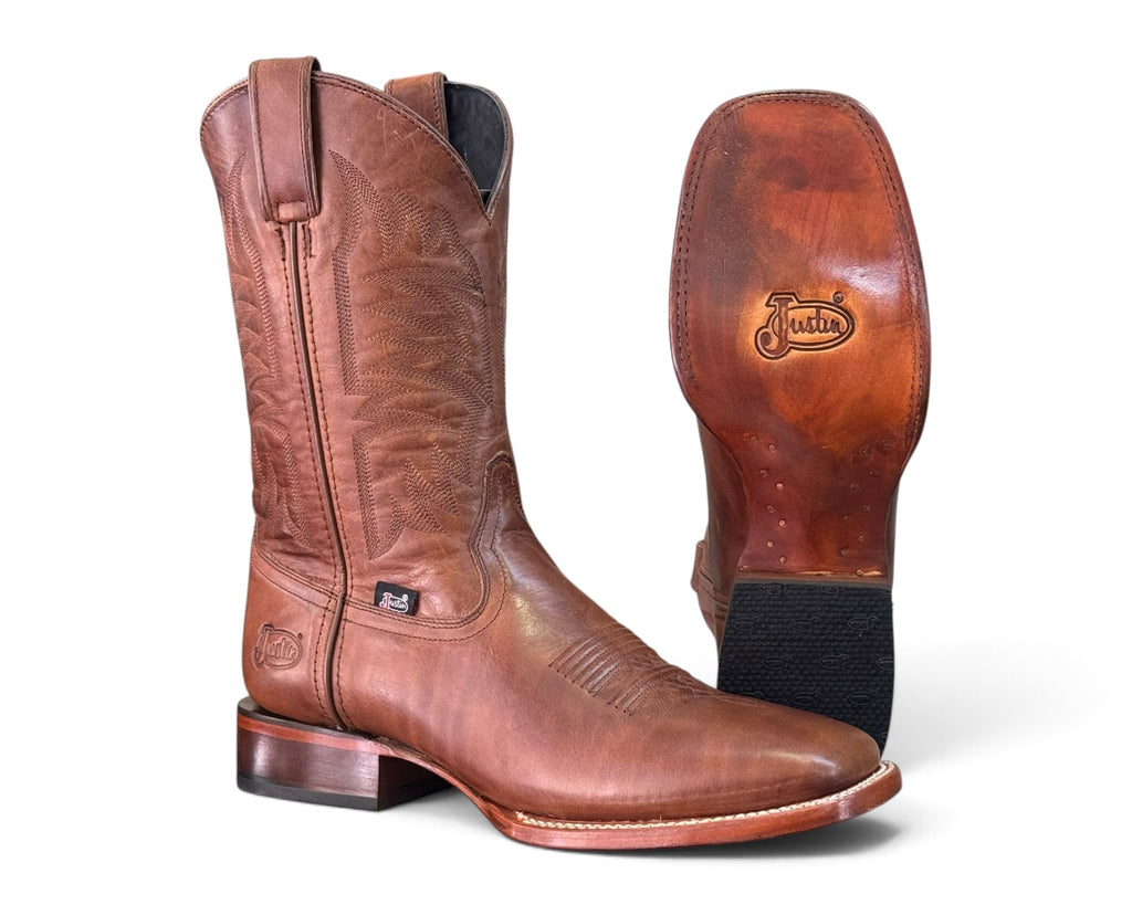 BOTA JUSTIN CABALLERO SUELA CUERO
